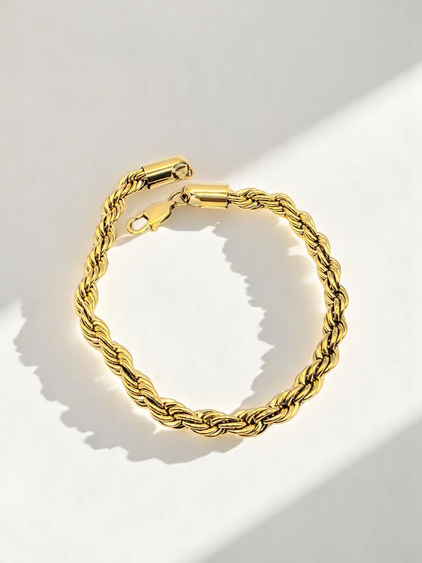 Pulsera Lazo 6mm | 20 cm | Oro Laminado 18K