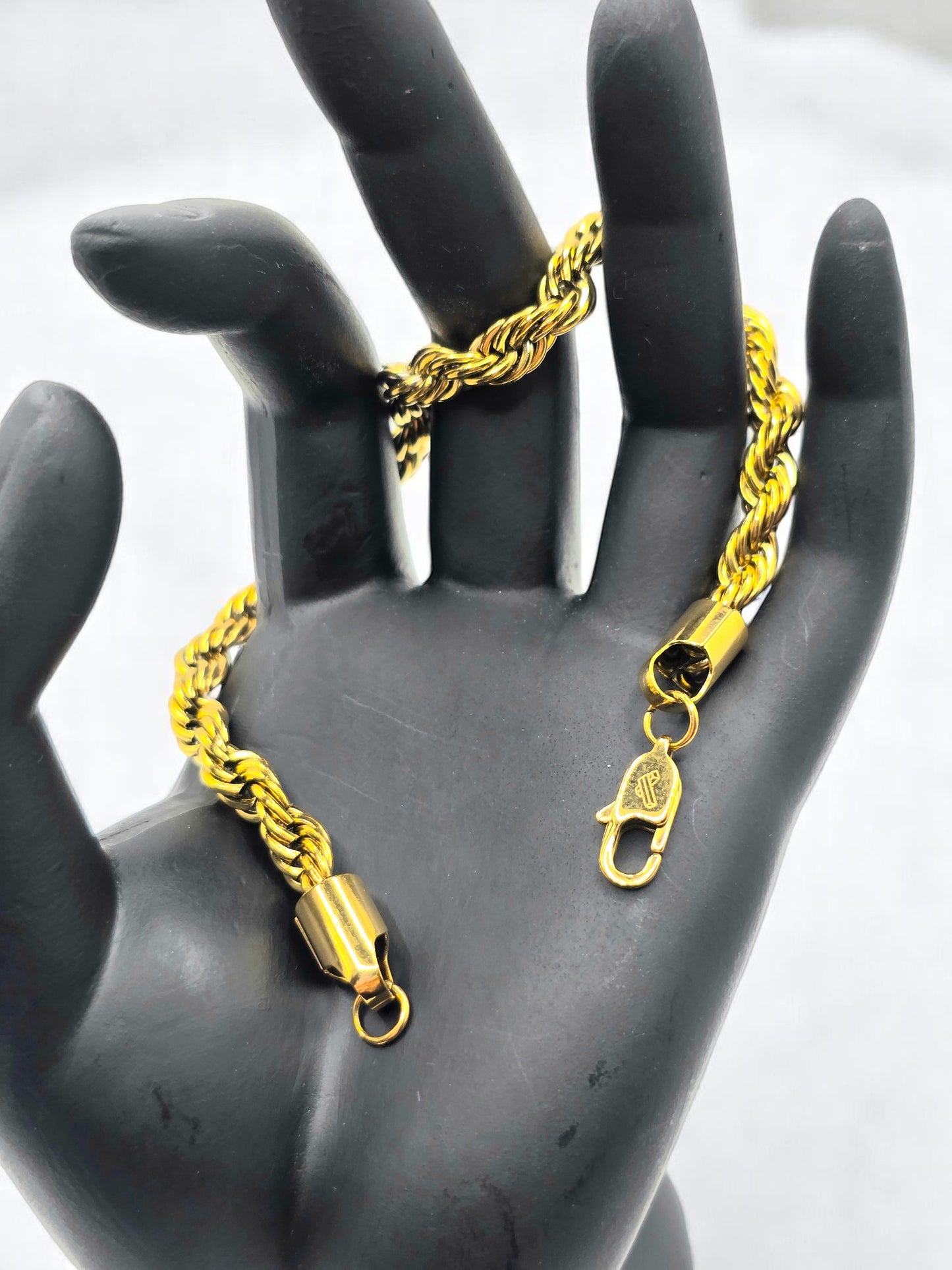 Pulsera Lazo 6mm | 20 cm | Oro Laminado 18K
