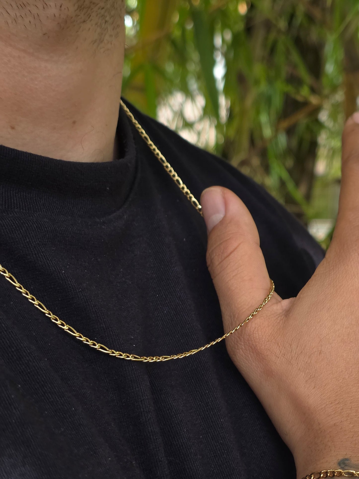Cadena Cartier 3mm | 60 cm | Oro Laminado 18K