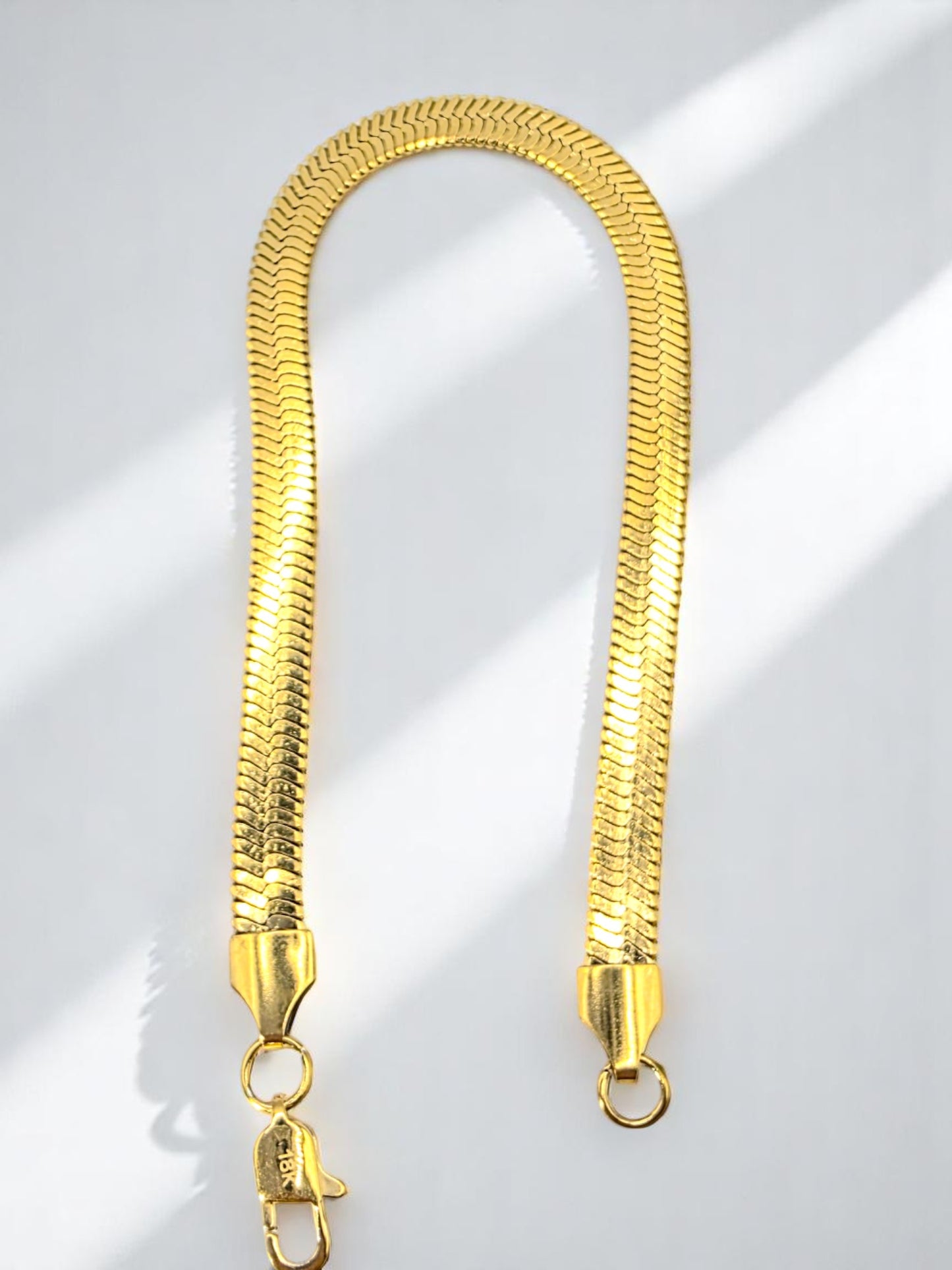 Pulsera Egipcia 6mm | 20 cm | Oro Laminado 18K