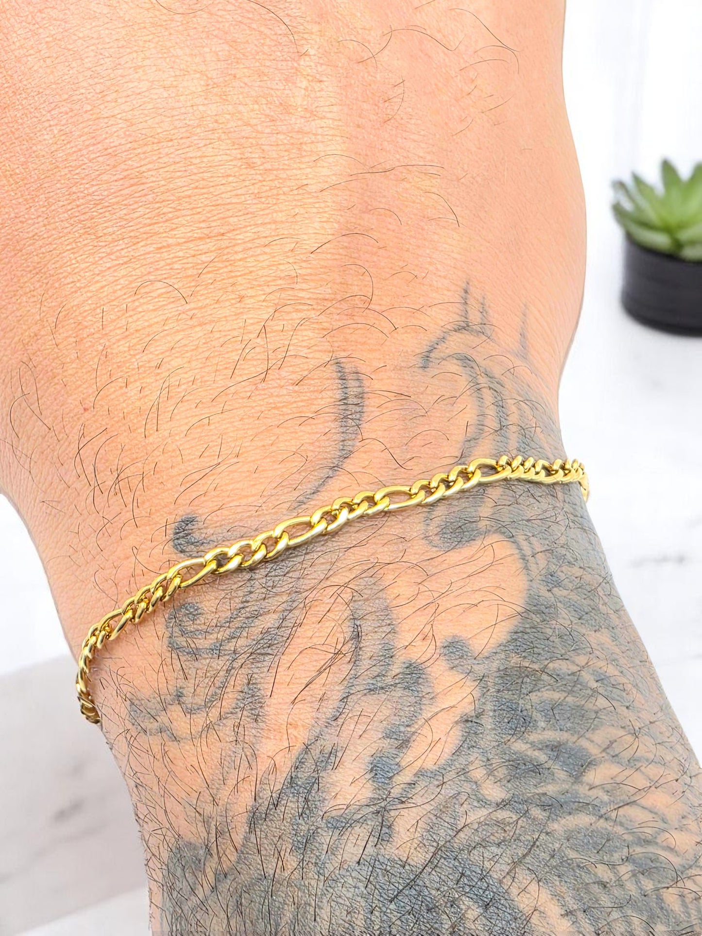 Pulsera Cartier 3mm | 20 cm | Oro Laminado 18K