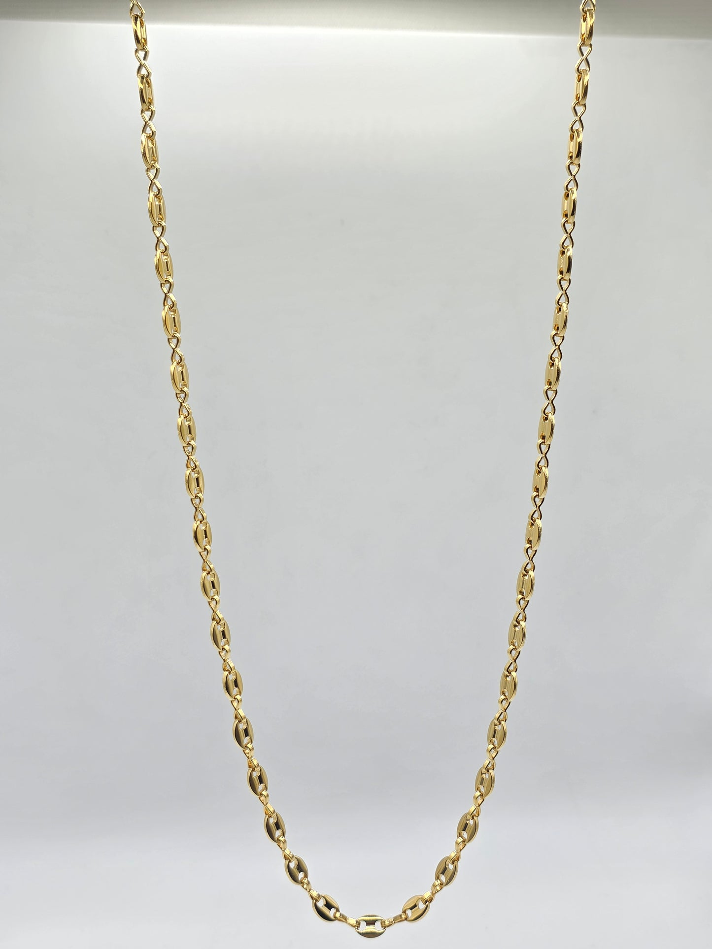 Cadena Gucci 5.5mm | 65 cm | Oro Laminado 18K | Grano de Café