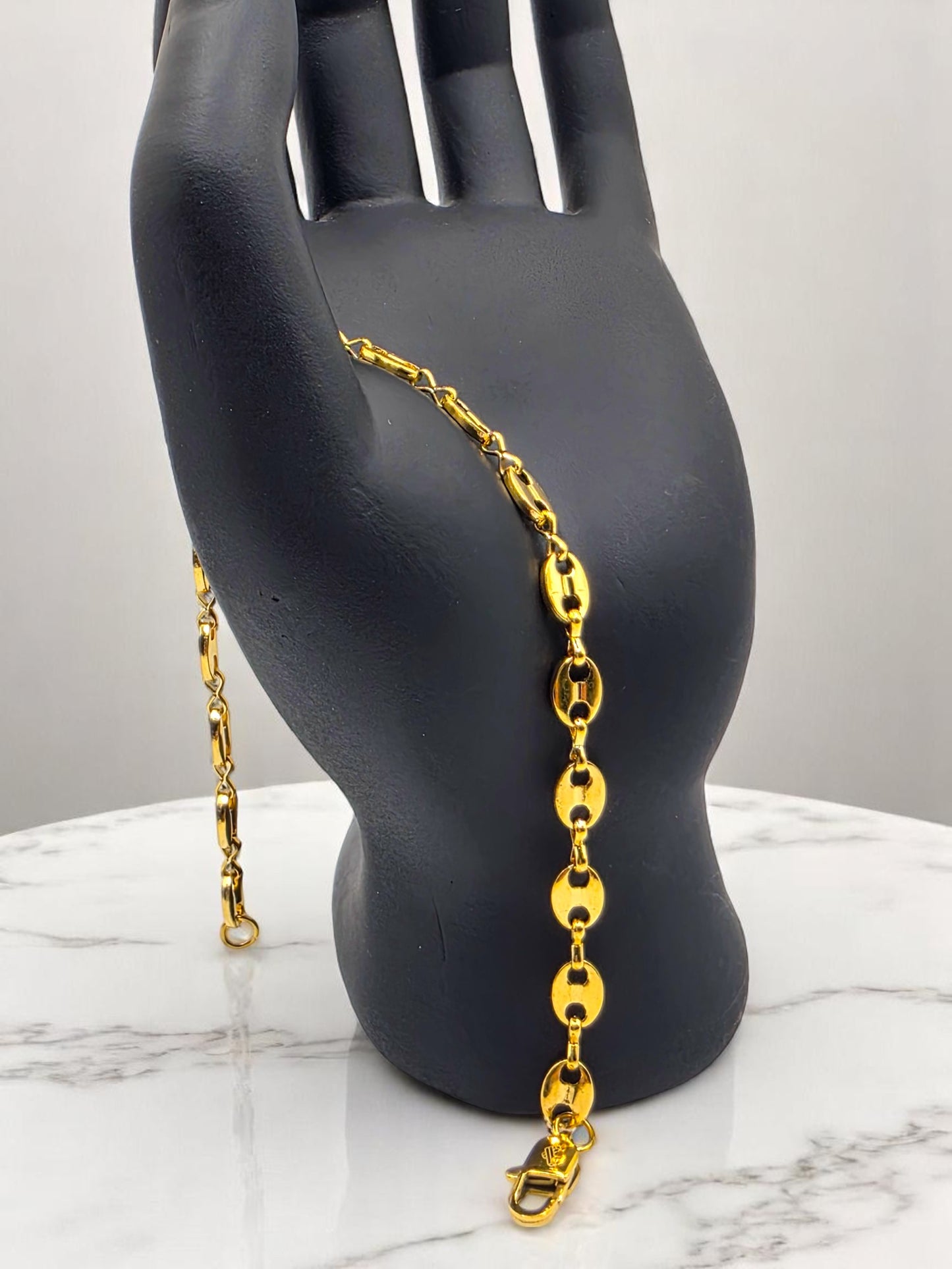 Cadena Gucci 5.5mm | 65 cm | Oro Laminado 18K | Grano de Café