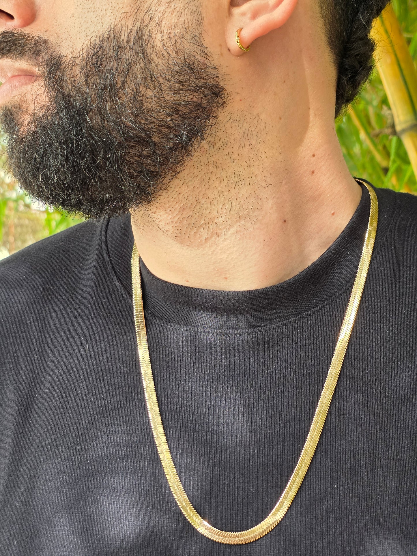Cadena Egipcia 6mm | 65 cm | Oro Laminado 18K