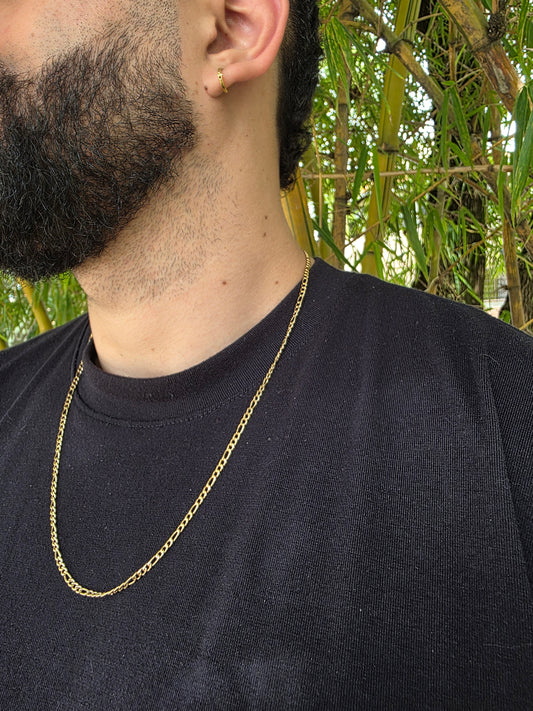 Cadena Cartier 3mm | 60 cm | Oro Laminado 18K