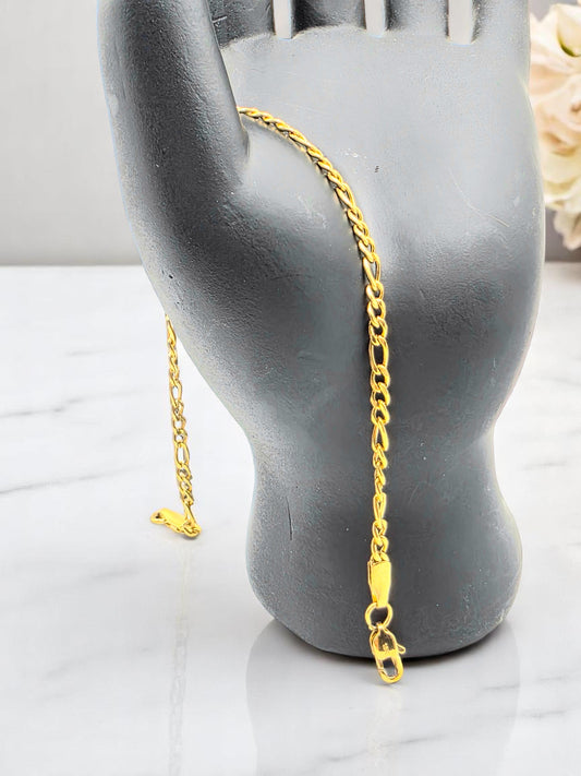Pulsera Cartier 3mm | 20 cm | Oro Laminado 18K